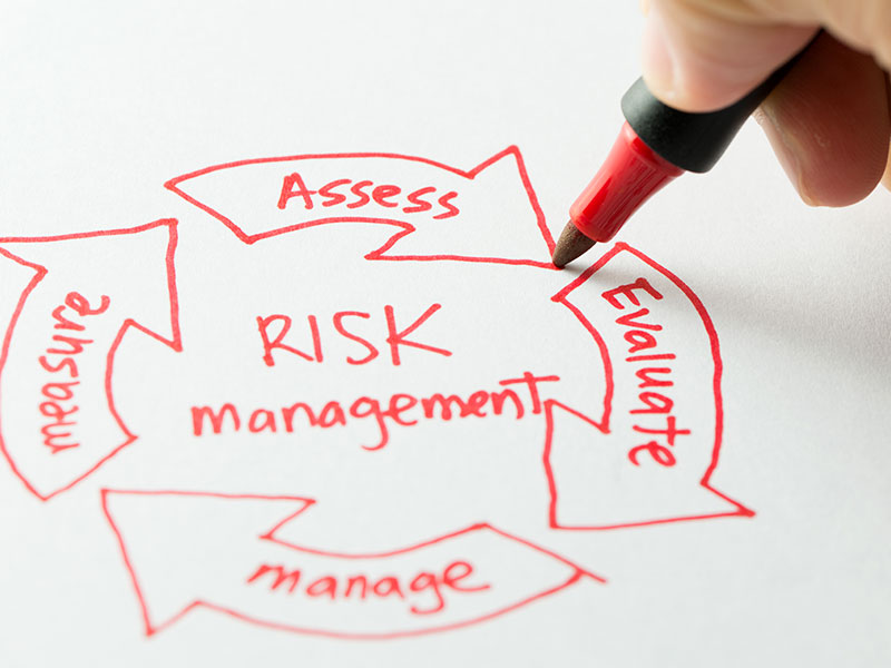 Risk management diagram